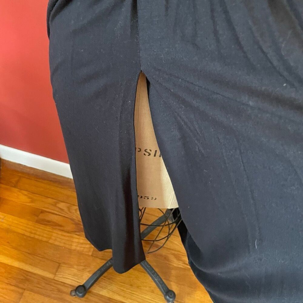 REFORMATION | black slit skirt/dress M/L - Picture 8 of 10